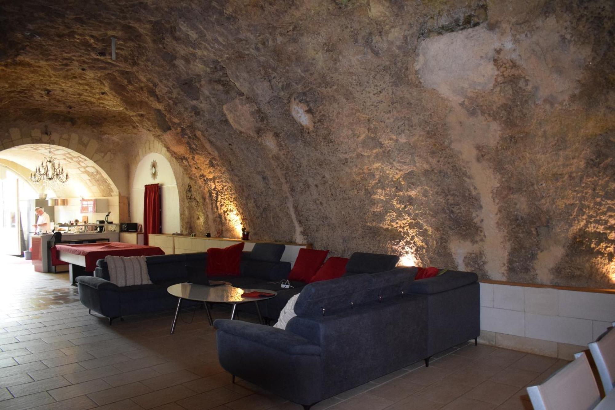 Chambres D'Hotes Troglodytes Le Clos De L'Hermitage Амбуаз Номер фото